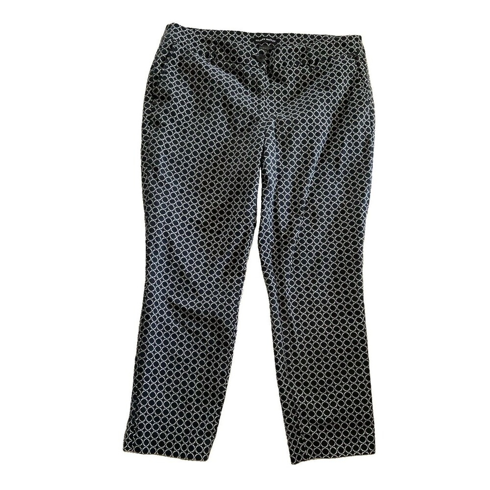 Hilary Radley Capri Pants Women's Size 12 Black White